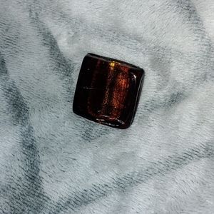 Necklace Glass Square Bead